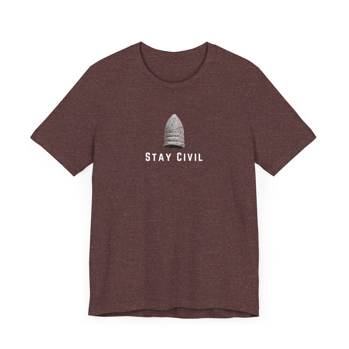 Stay Civil-3 Ringer White Font