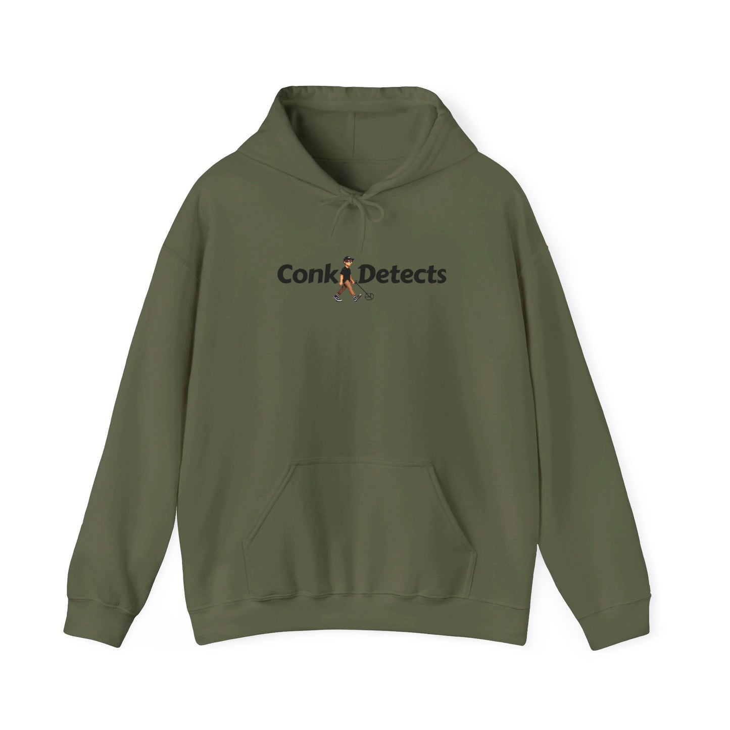 ConkDetects Pixel Josh Logo Unisex Heavy Blend™ Hooded Sweatshirt