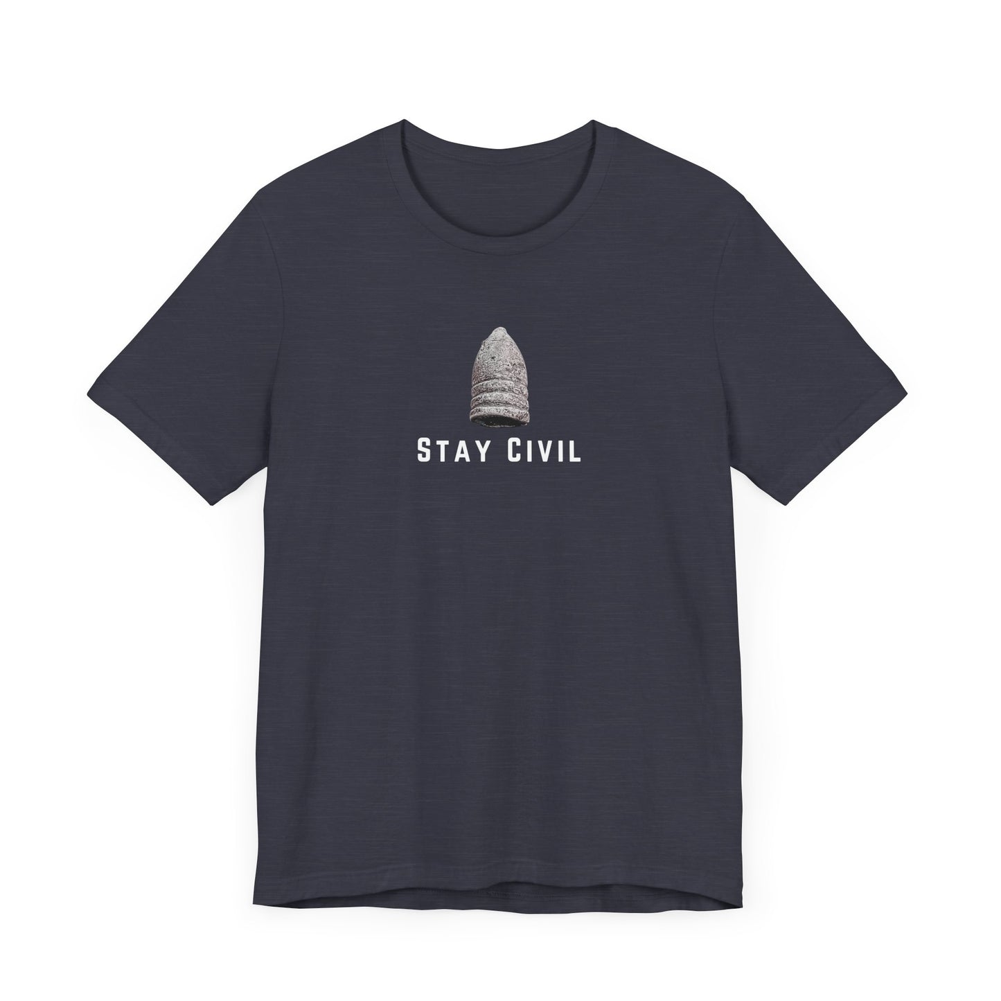 Stay Civil-3 Ringer White Font