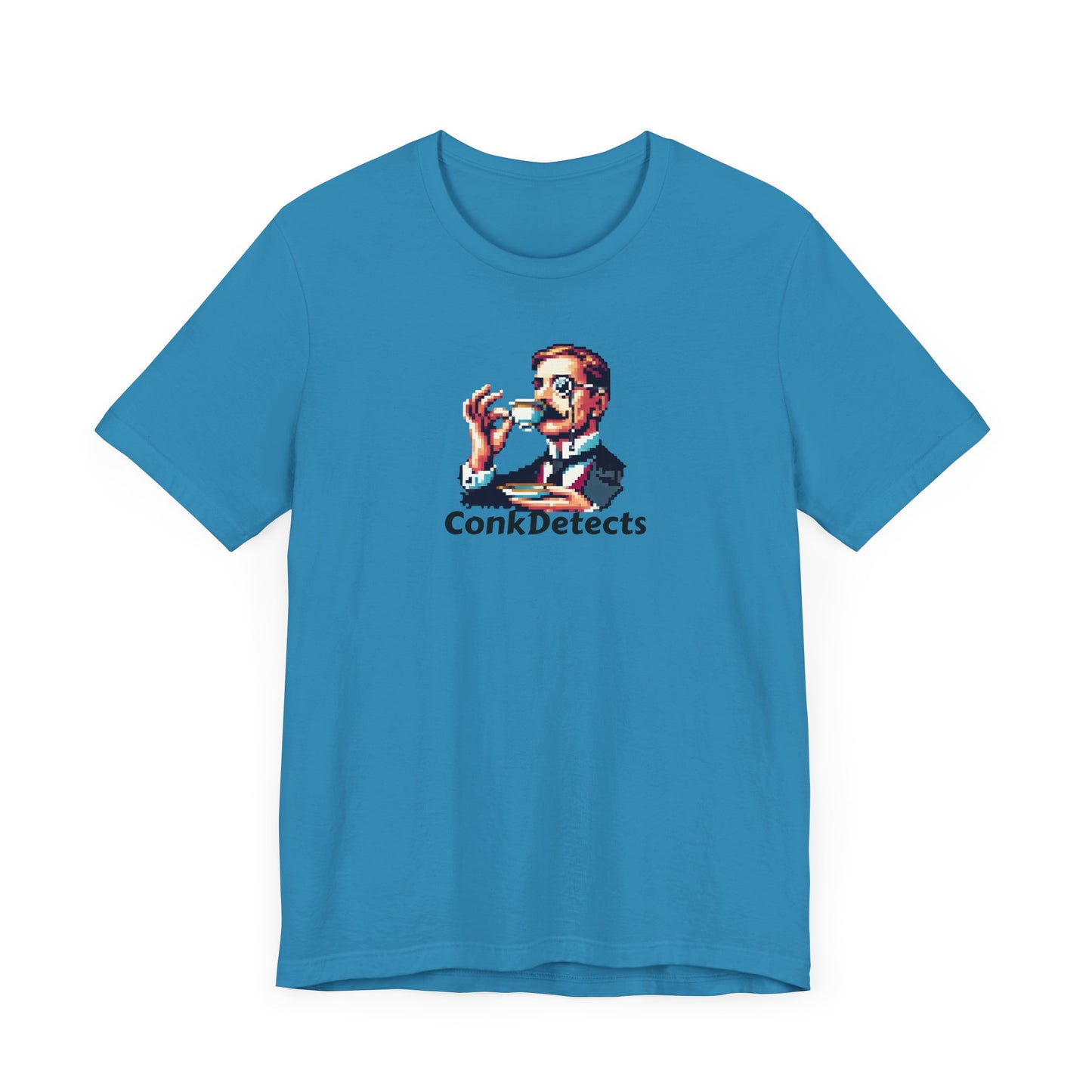 Pinky's Up! ConkDetects Unisex Jersey Short Sleeve Tee