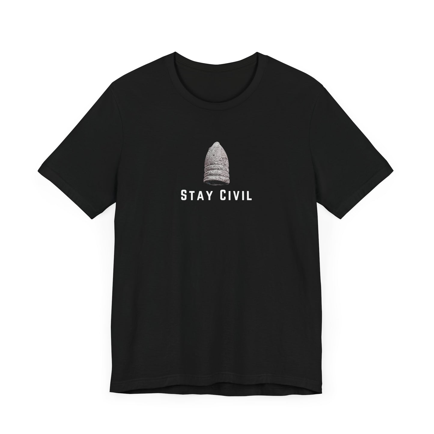 Stay Civil-3 Ringer White Font