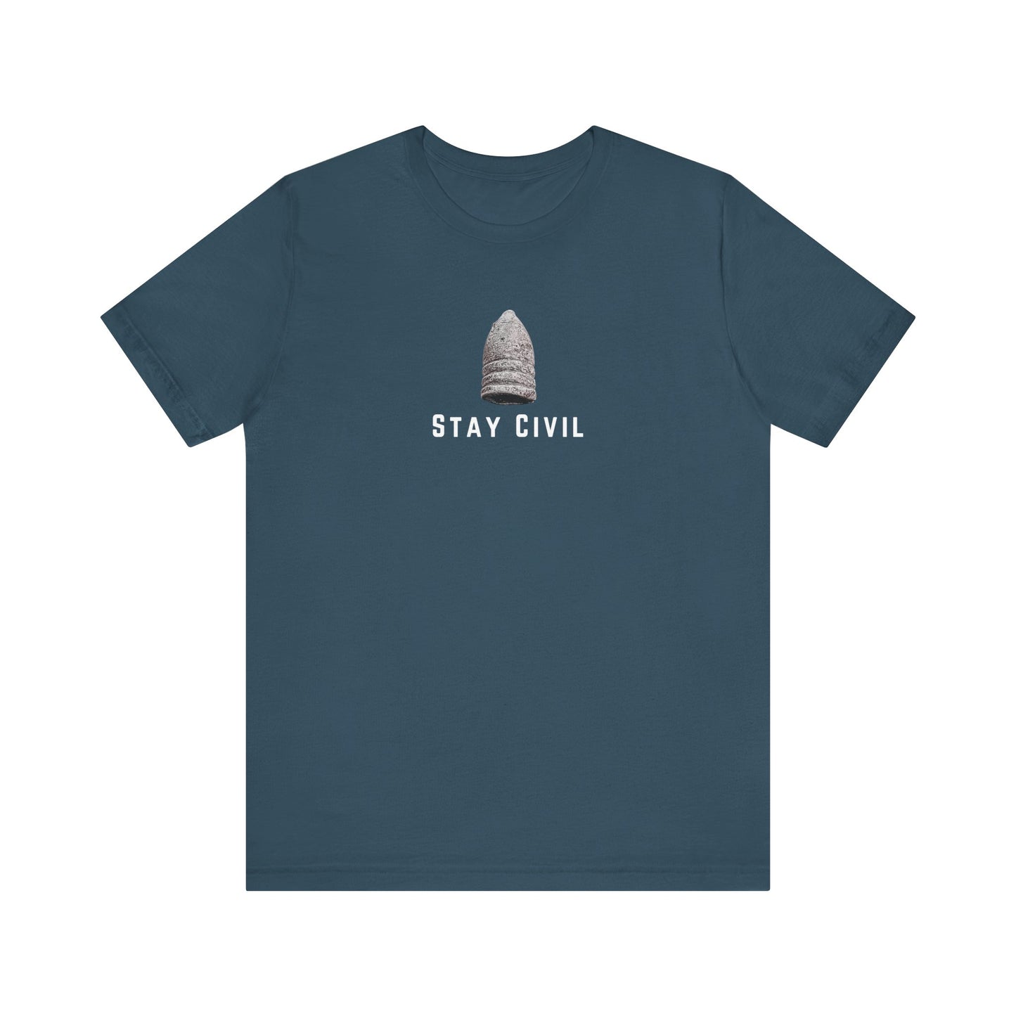 Stay Civil-3 Ringer White Font