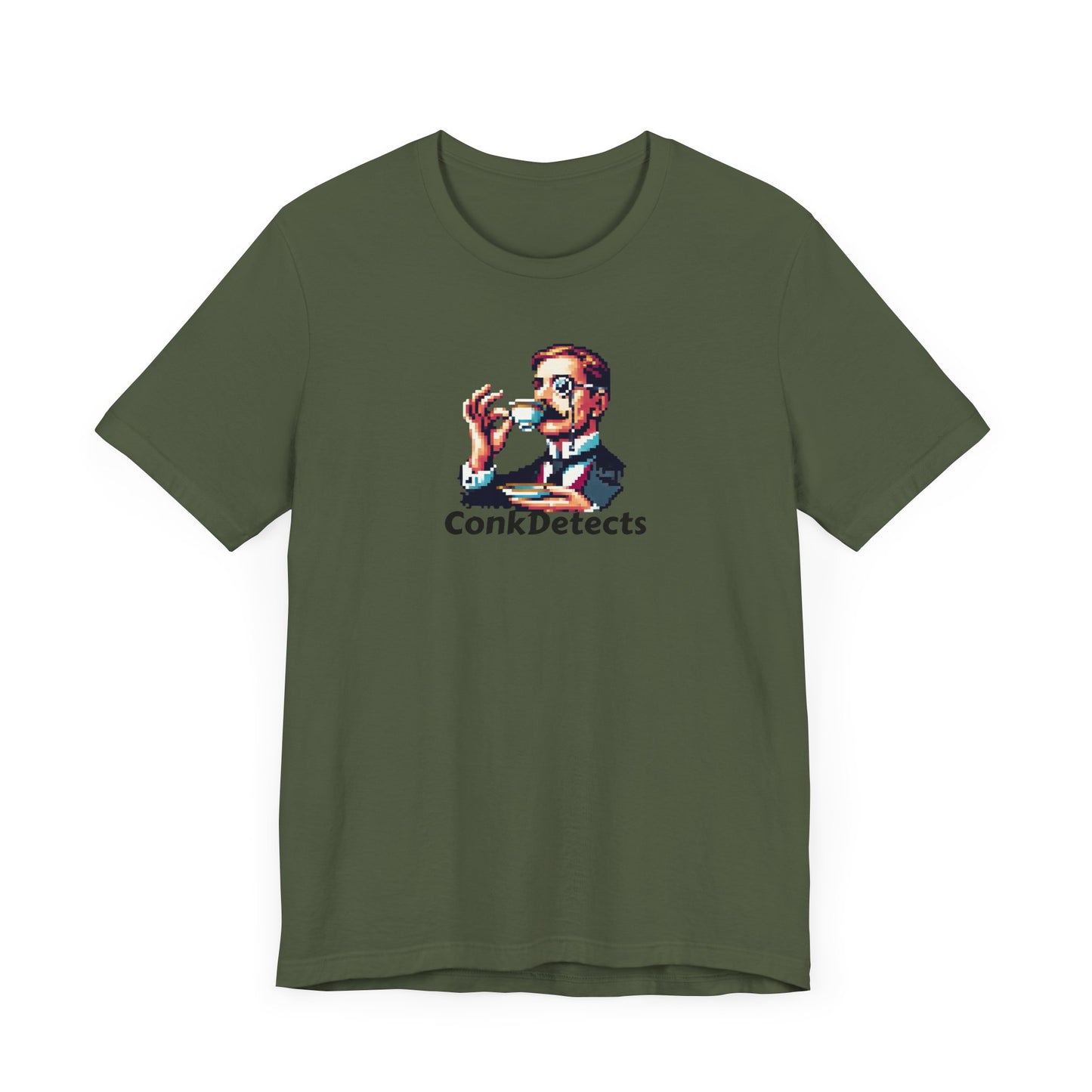 Pinky's Up! ConkDetects Unisex Jersey Short Sleeve Tee