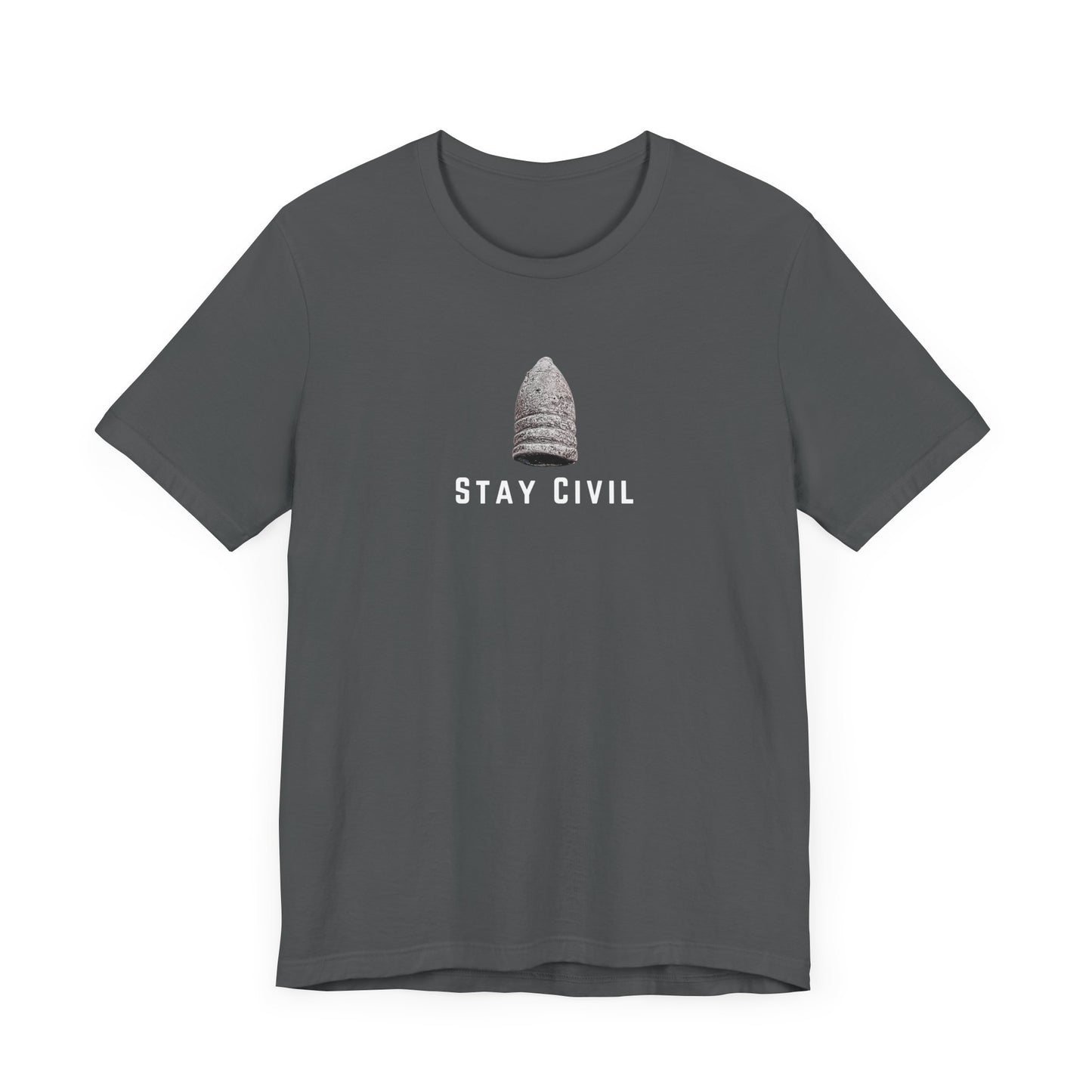 Stay Civil-3 Ringer White Font