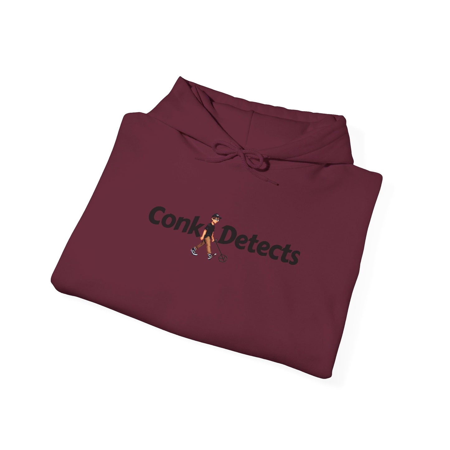 ConkDetects Pixel Josh Logo Unisex Heavy Blend™ Hooded Sweatshirt