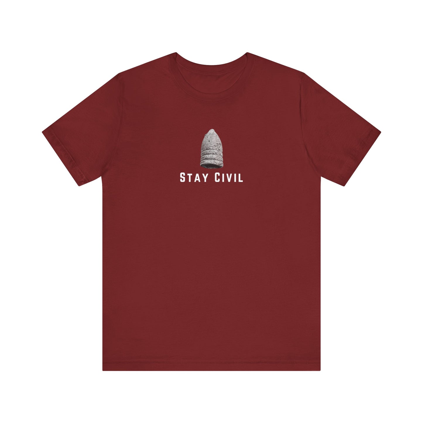 Stay Civil-3 Ringer White Font