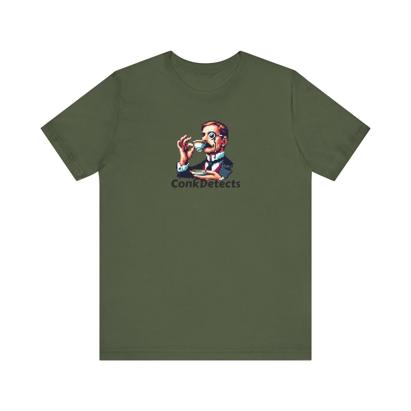 Pinky's Up! ConkDetects Unisex Jersey Short Sleeve Tee