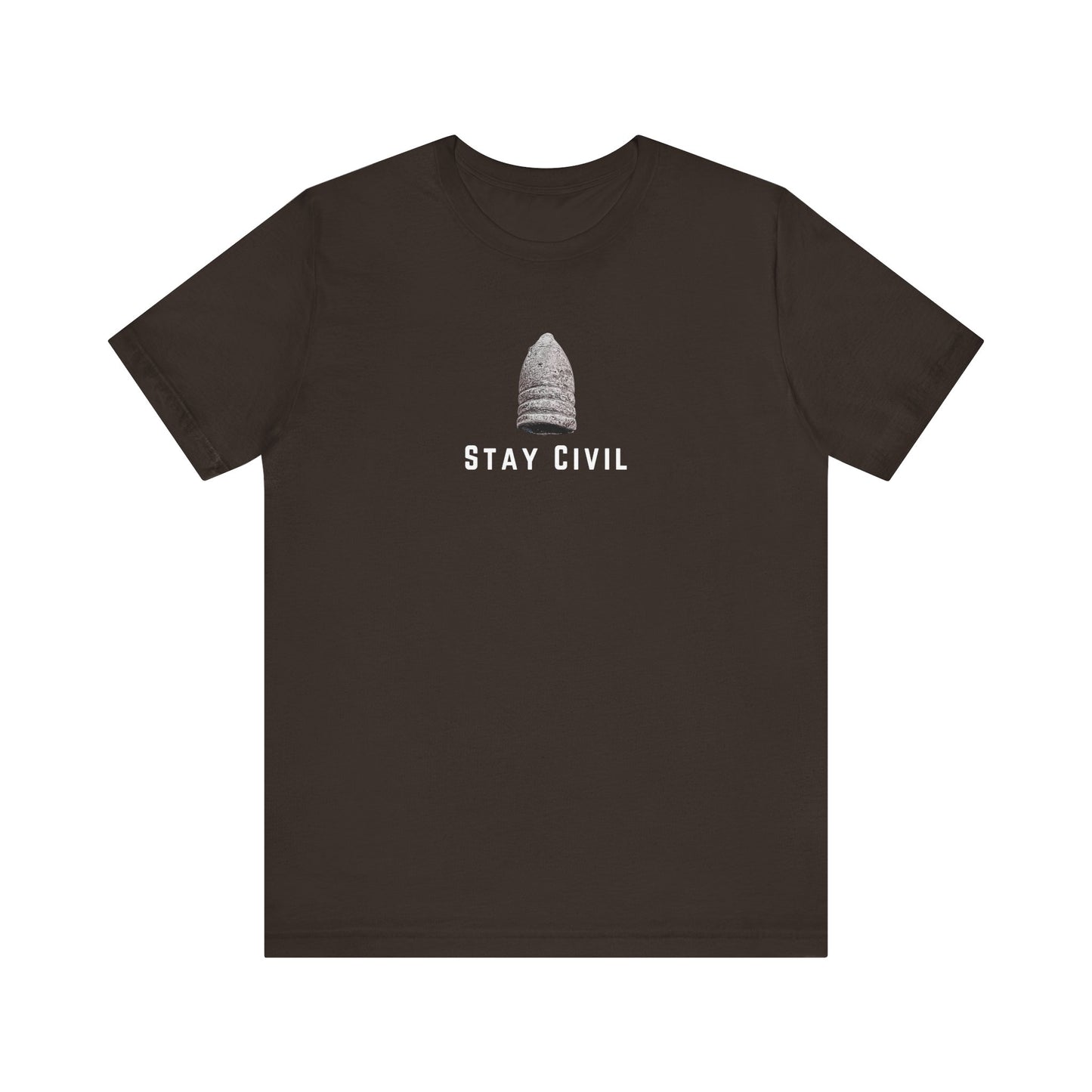 Stay Civil-3 Ringer White Font