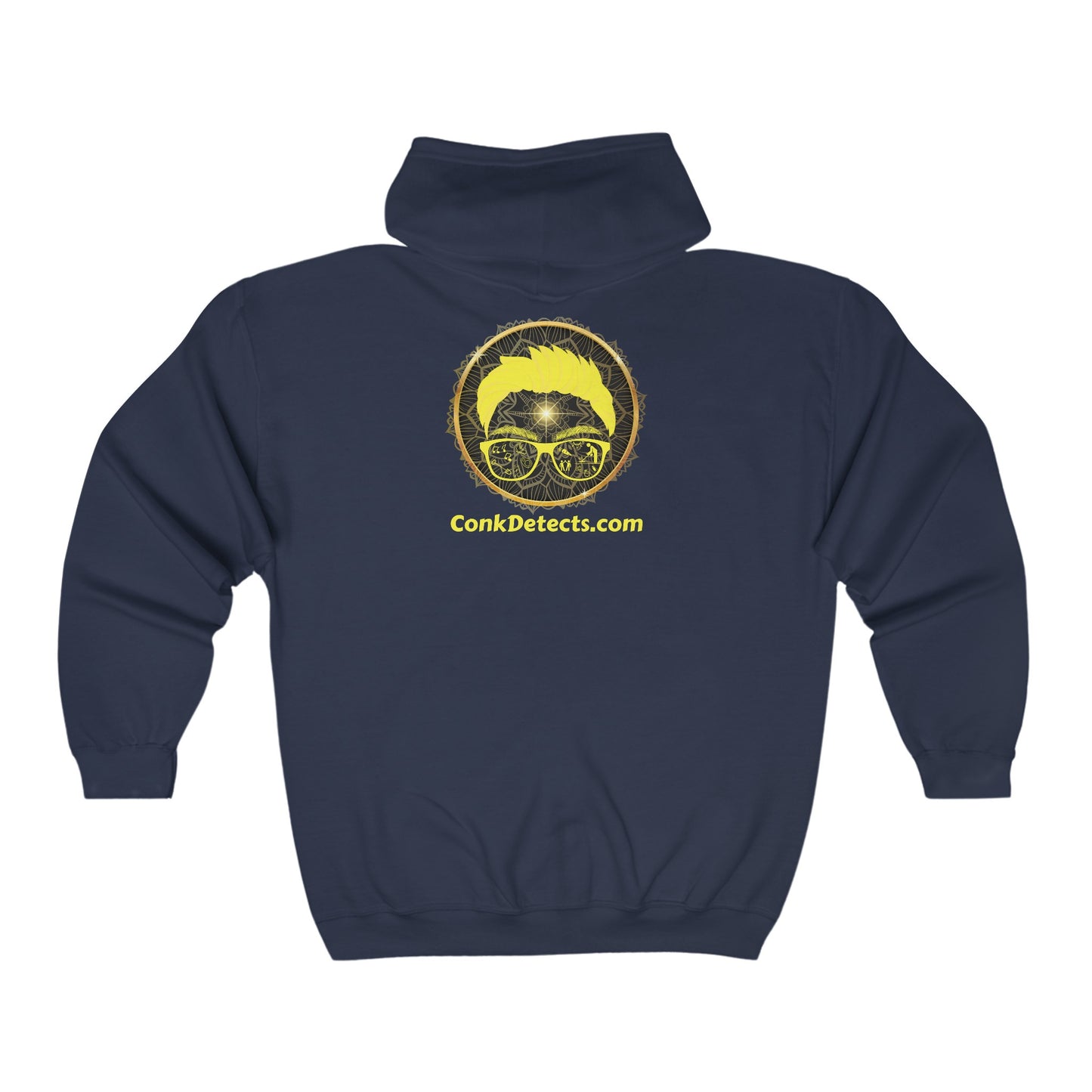 Zippered Hoodie - Omega Logo Design - Awesome