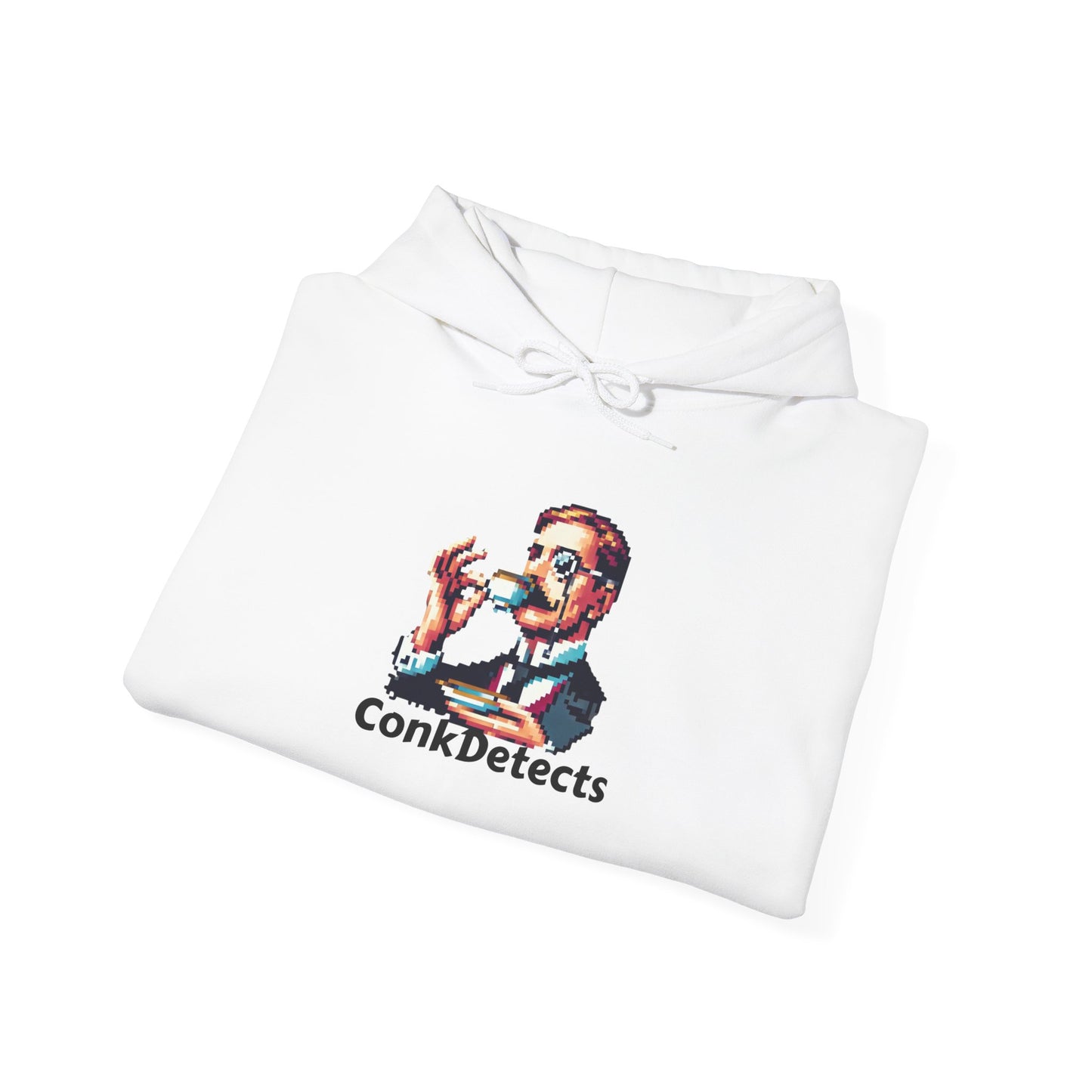 Pinky's Up ConkDetects Unisex Heavy Blend™ Hooded Sweatshirt