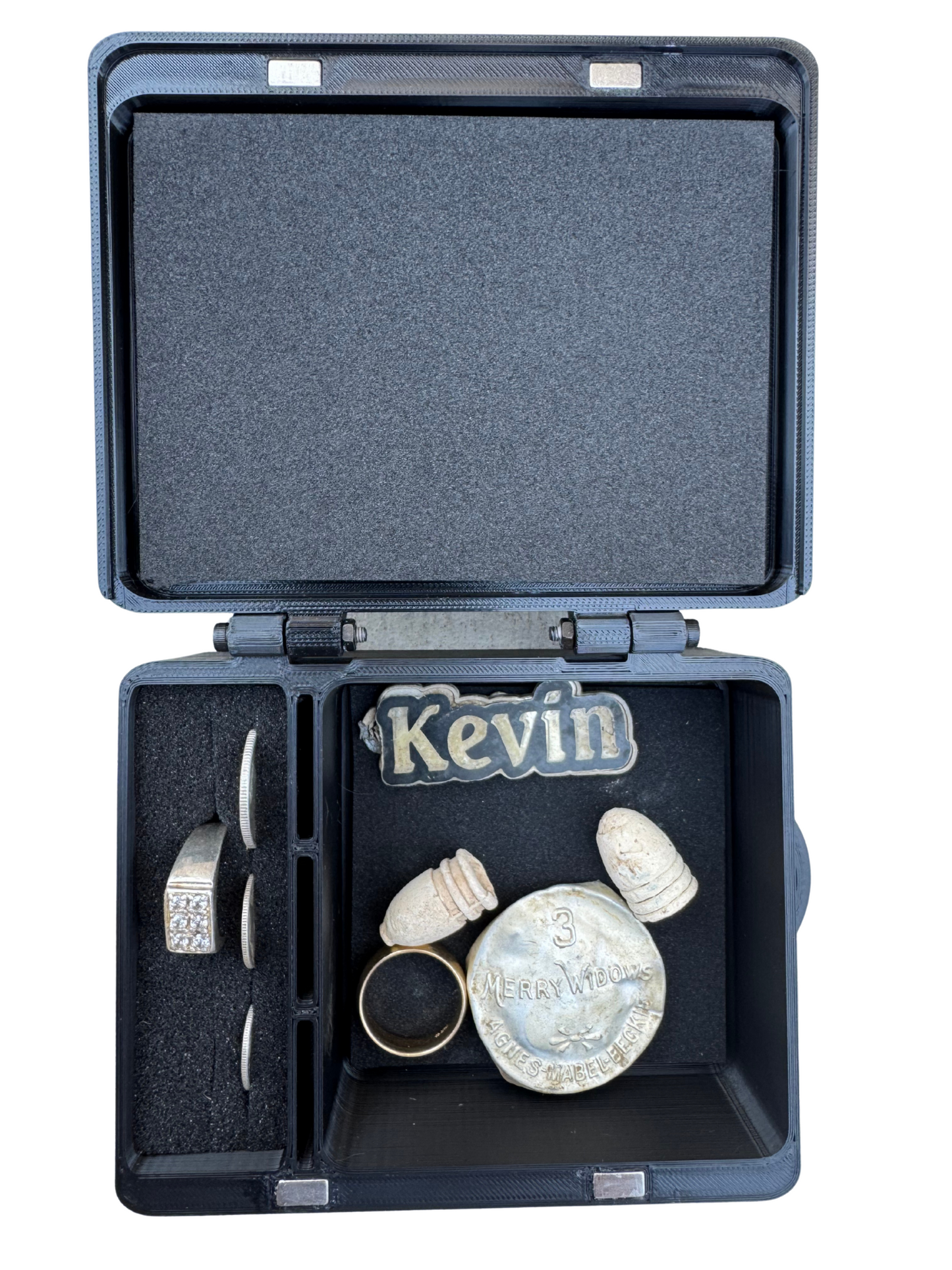 Box of Wonders™ – Premium Metal Detecting Finds Box (Made in USA) HINGED