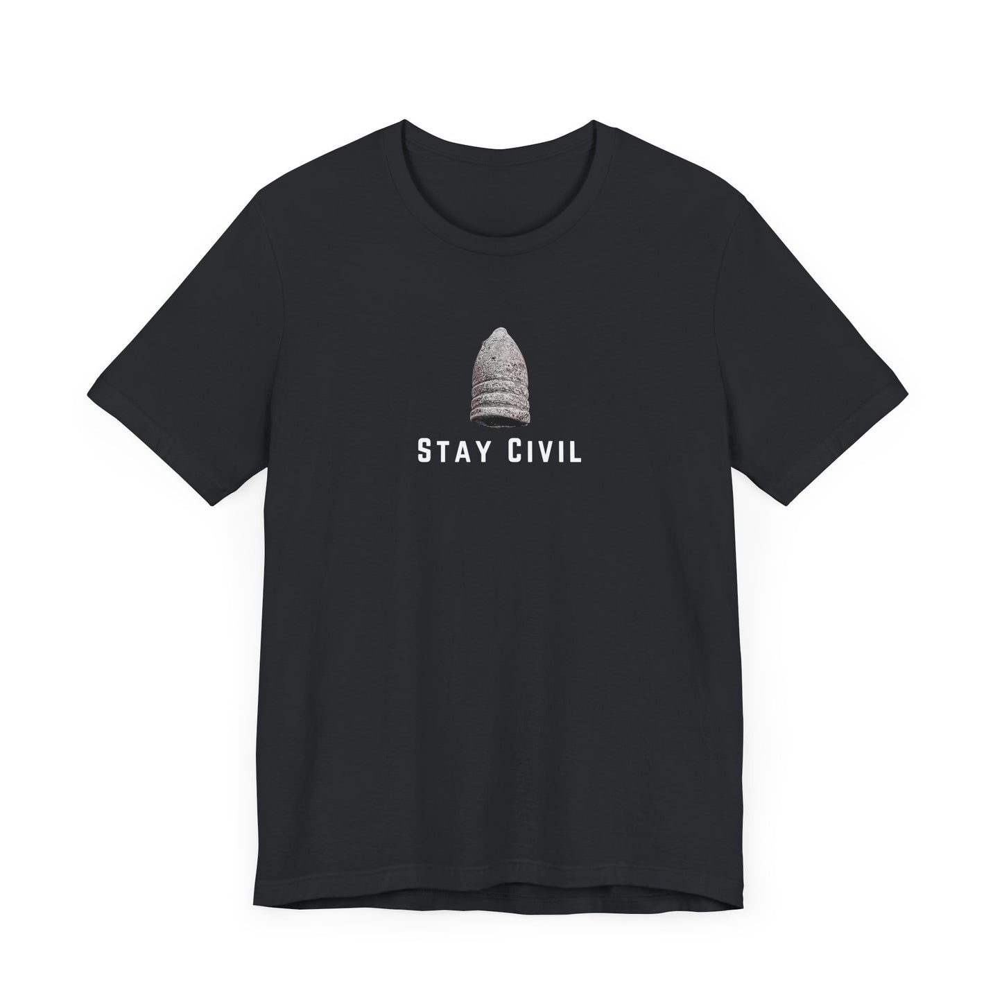 Stay Civil-3 Ringer White Font