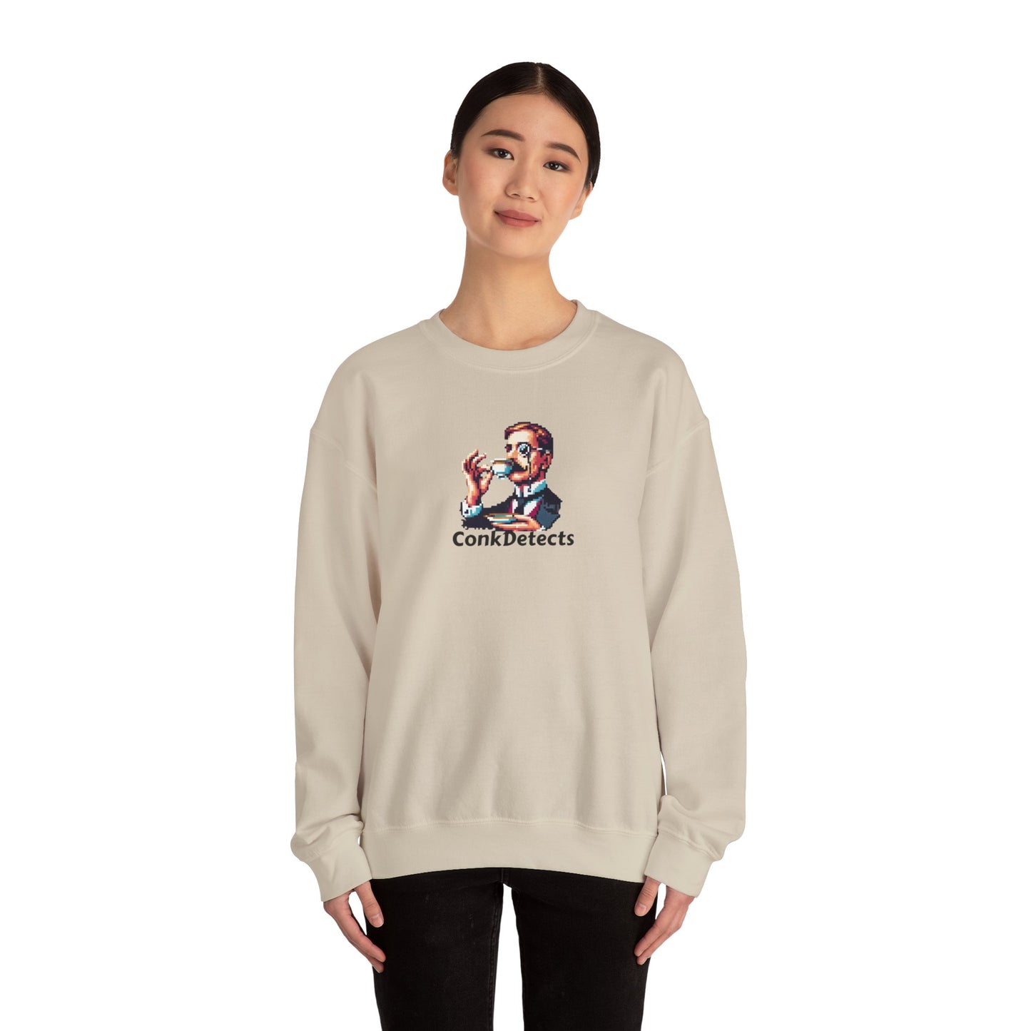 Pinky's Up ConkDetects Unisex Heavy Blend™ Crewneck Sweatshirt