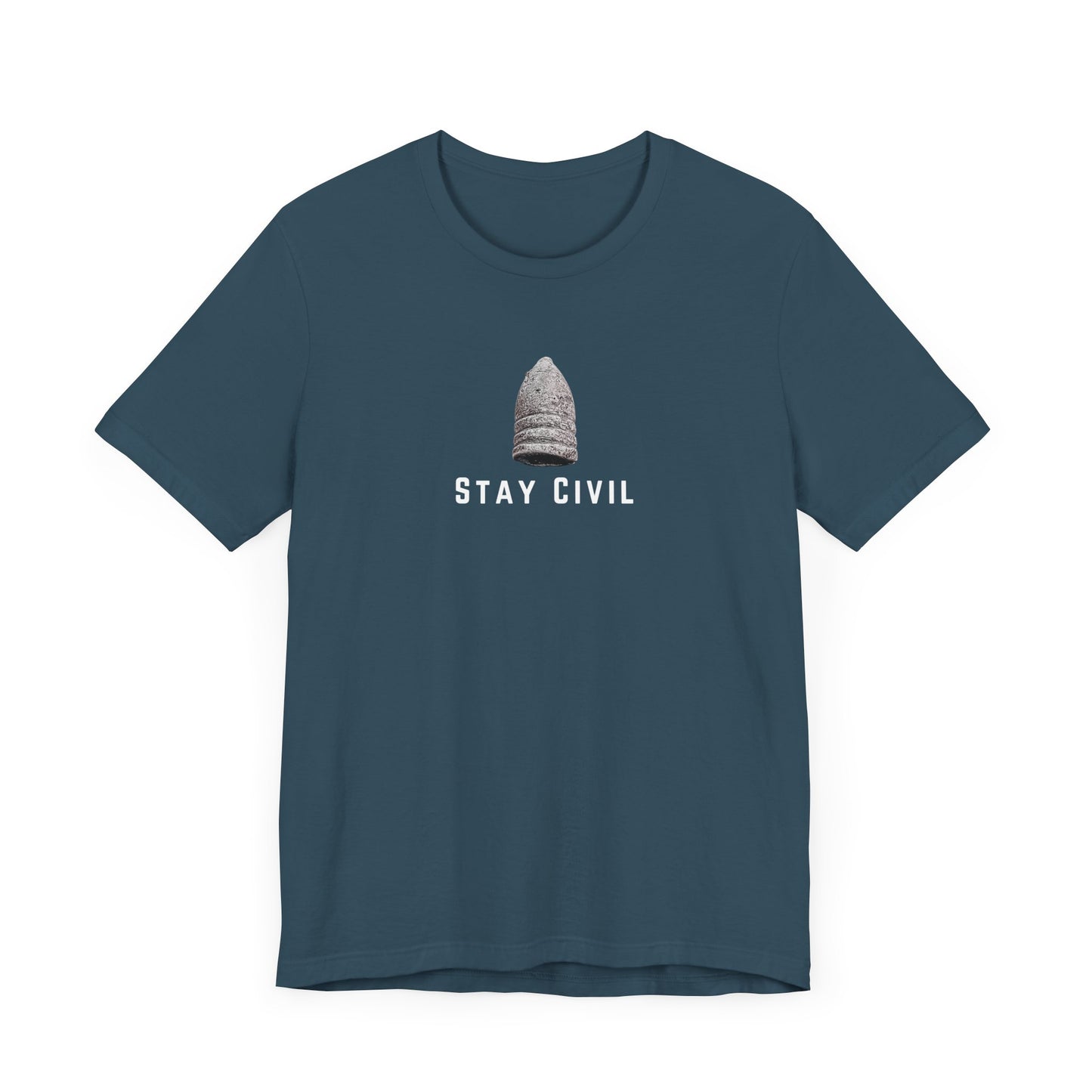 Stay Civil-3 Ringer White Font