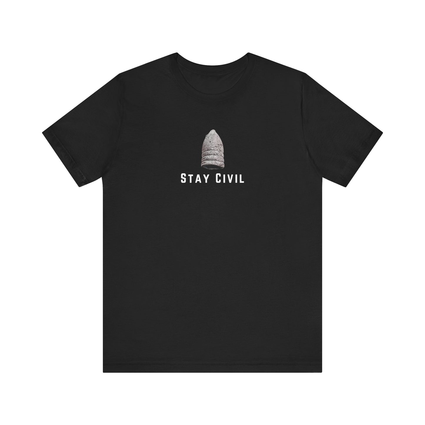 Stay Civil-3 Ringer White Font