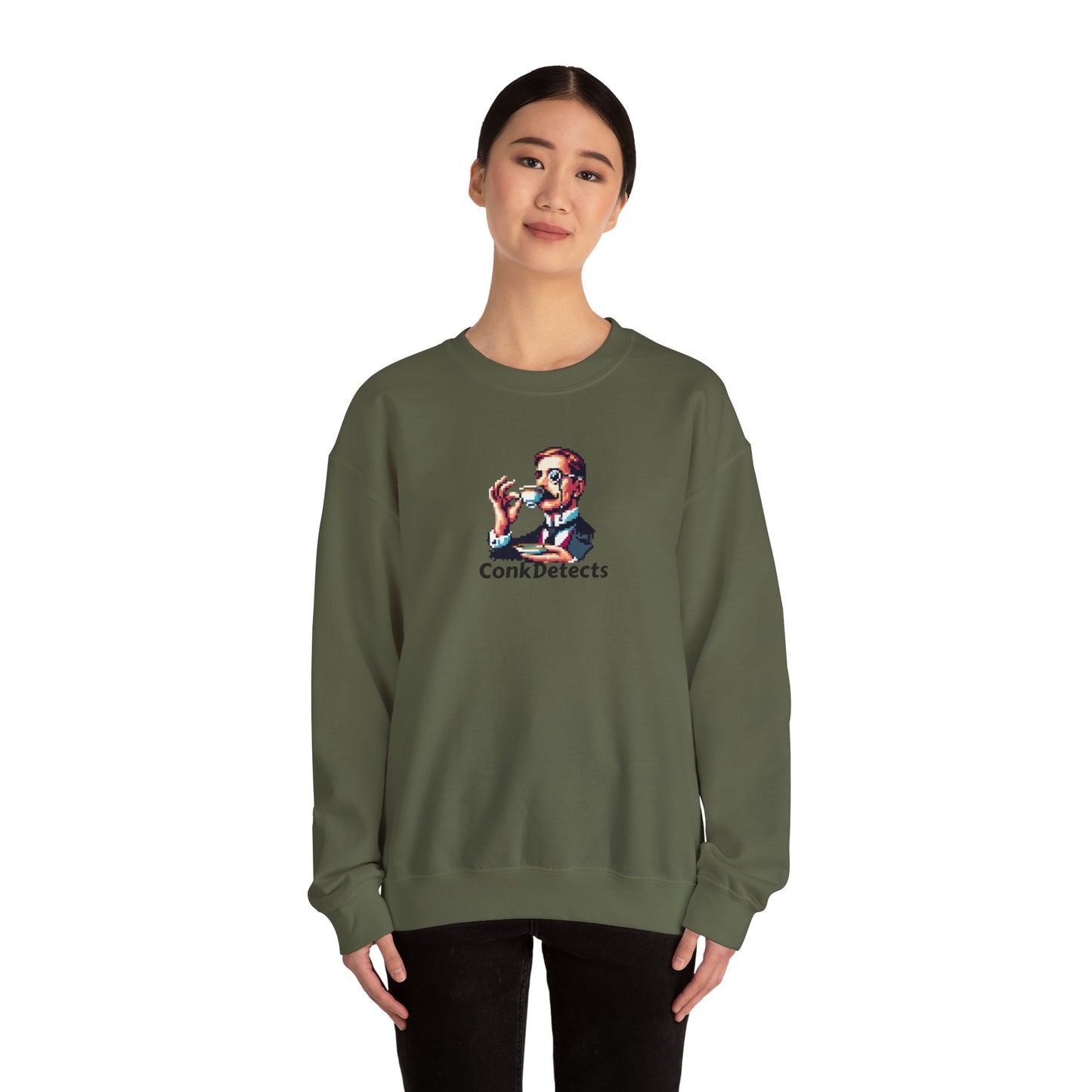 Pinky's Up ConkDetects Unisex Heavy Blend™ Crewneck Sweatshirt