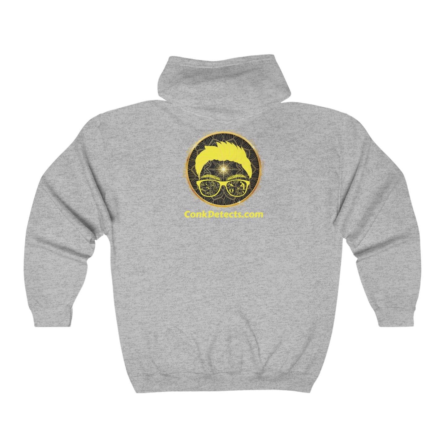 Zippered Hoodie - Omega Logo Design - Awesome