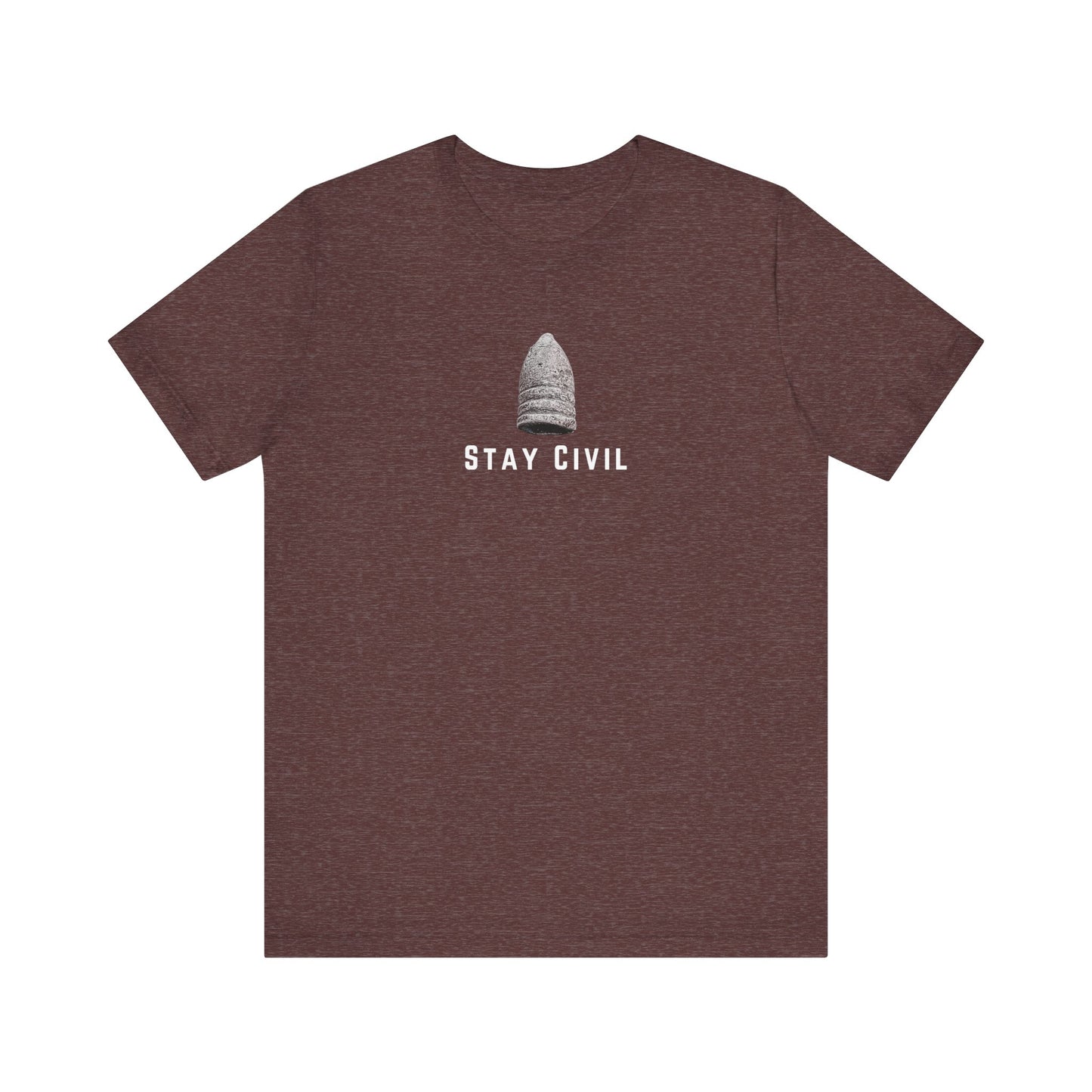 Stay Civil-3 Ringer White Font