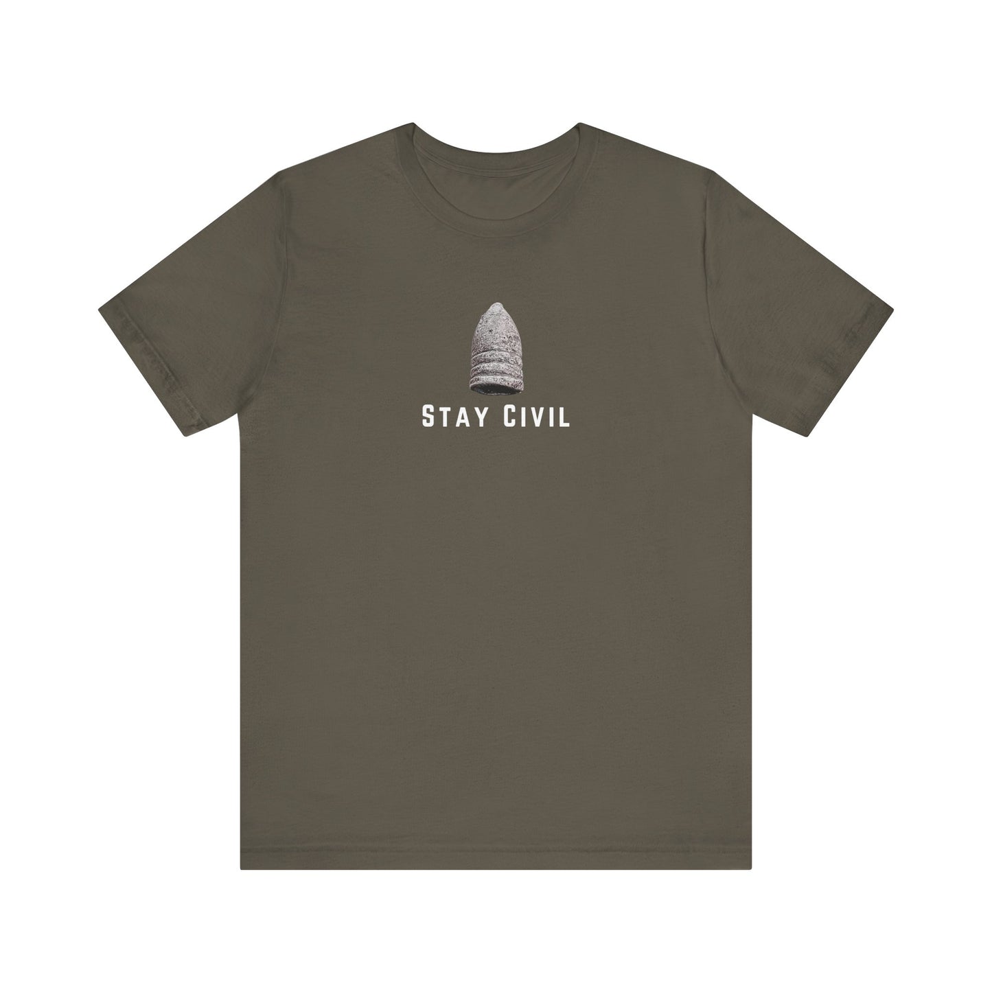 Stay Civil-3 Ringer White Font