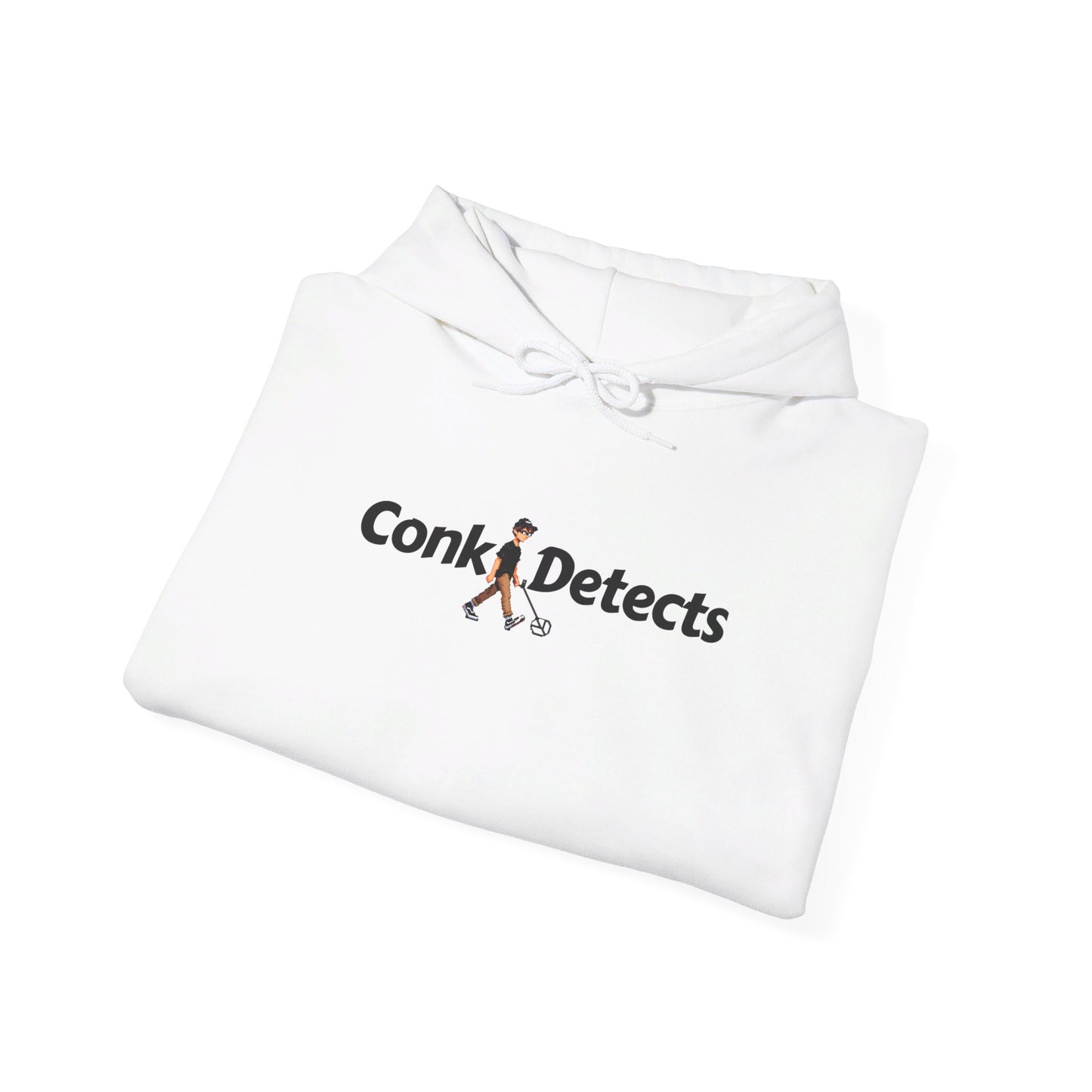 ConkDetects Pixel Josh Logo Unisex Heavy Blend™ Hooded Sweatshirt