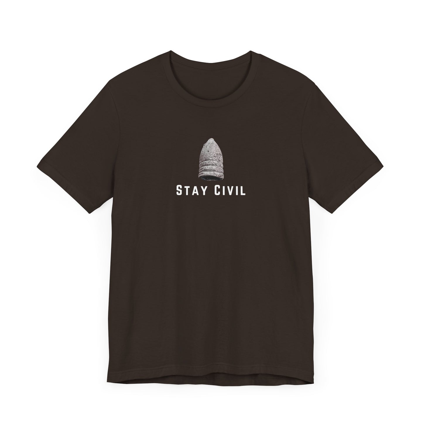 Stay Civil-3 Ringer White Font