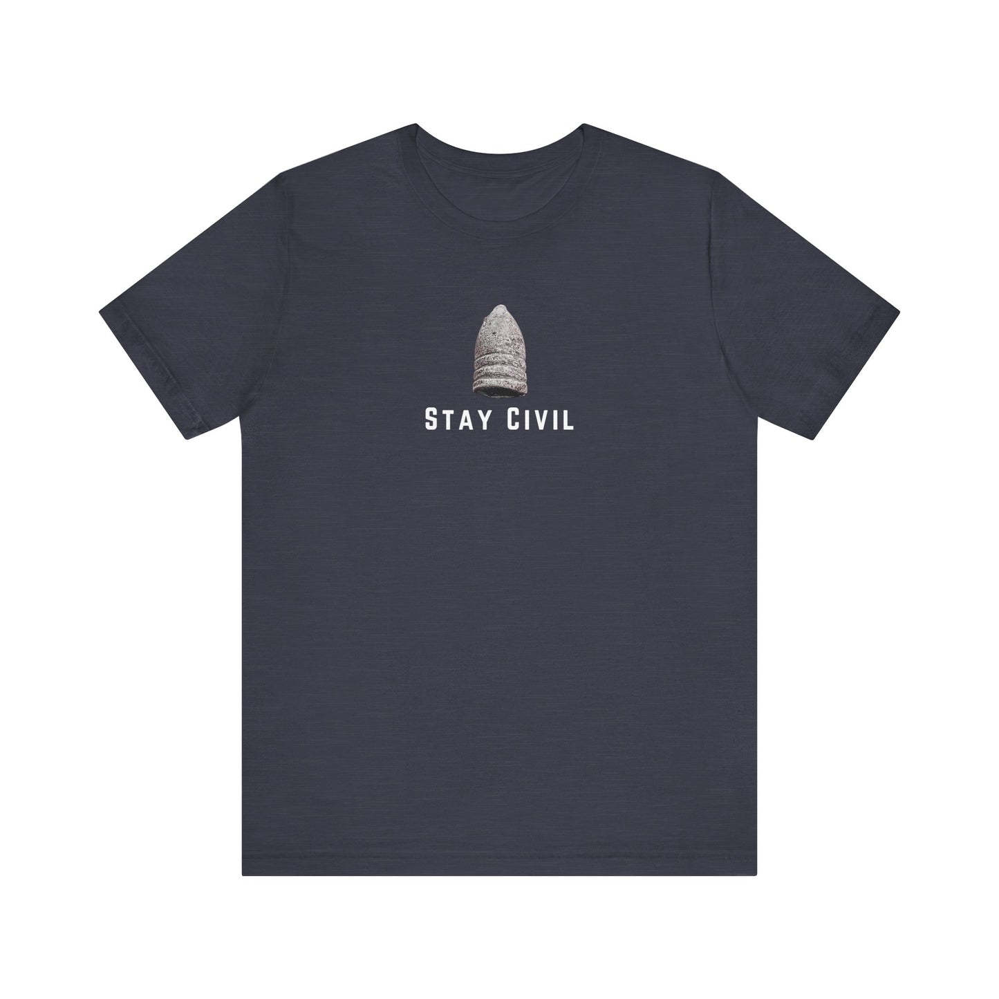 Stay Civil-3 Ringer White Font