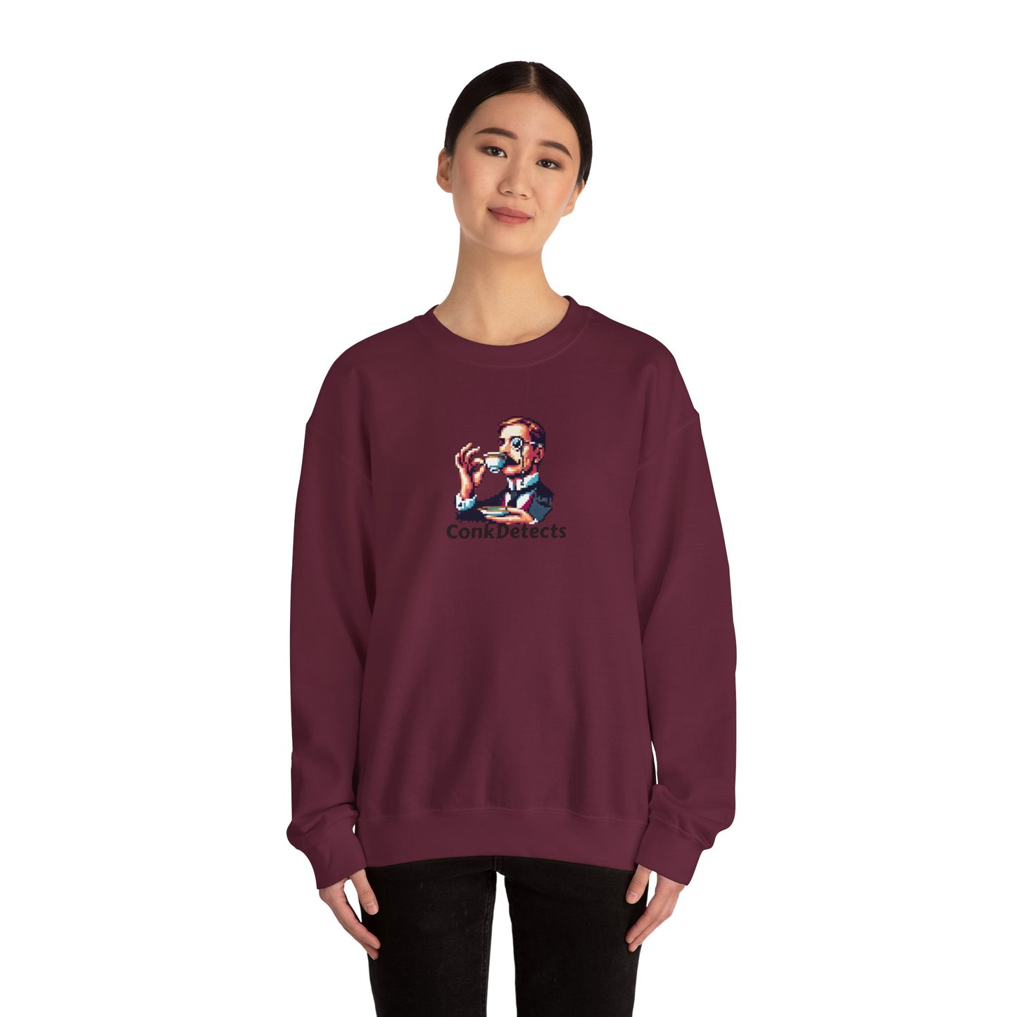 Pinky's Up ConkDetects Unisex Heavy Blend™ Crewneck Sweatshirt