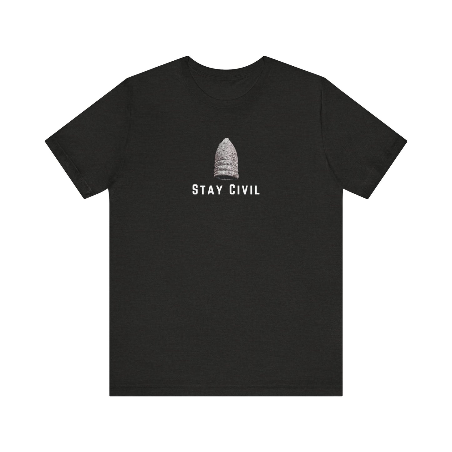 Stay Civil-3 Ringer White Font