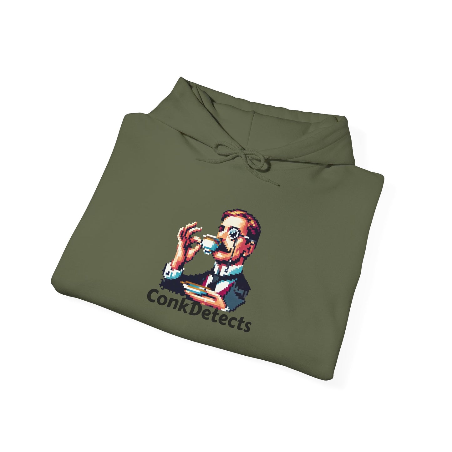 Pinky's Up ConkDetects Unisex Heavy Blend™ Hooded Sweatshirt