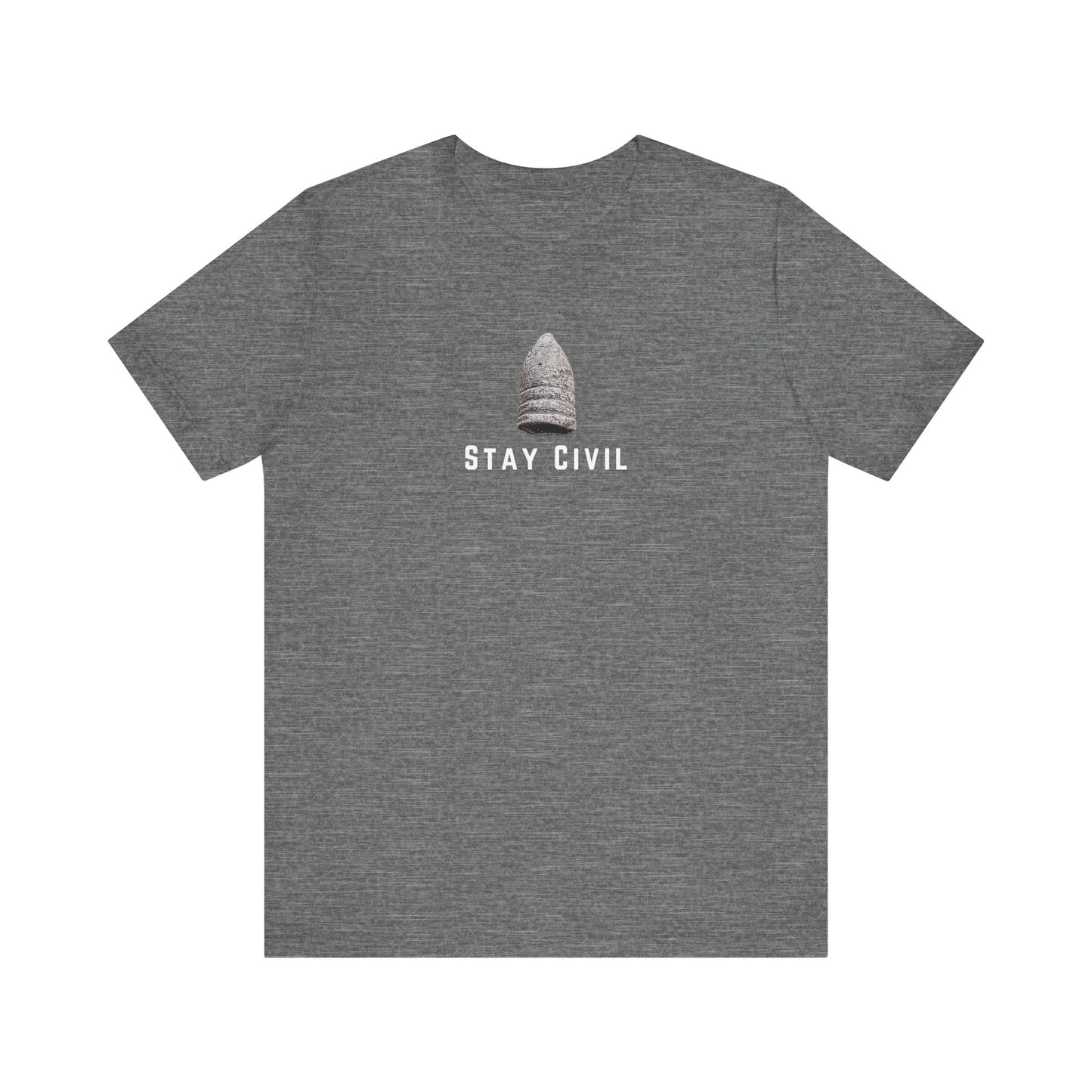 Stay Civil-3 Ringer White Font
