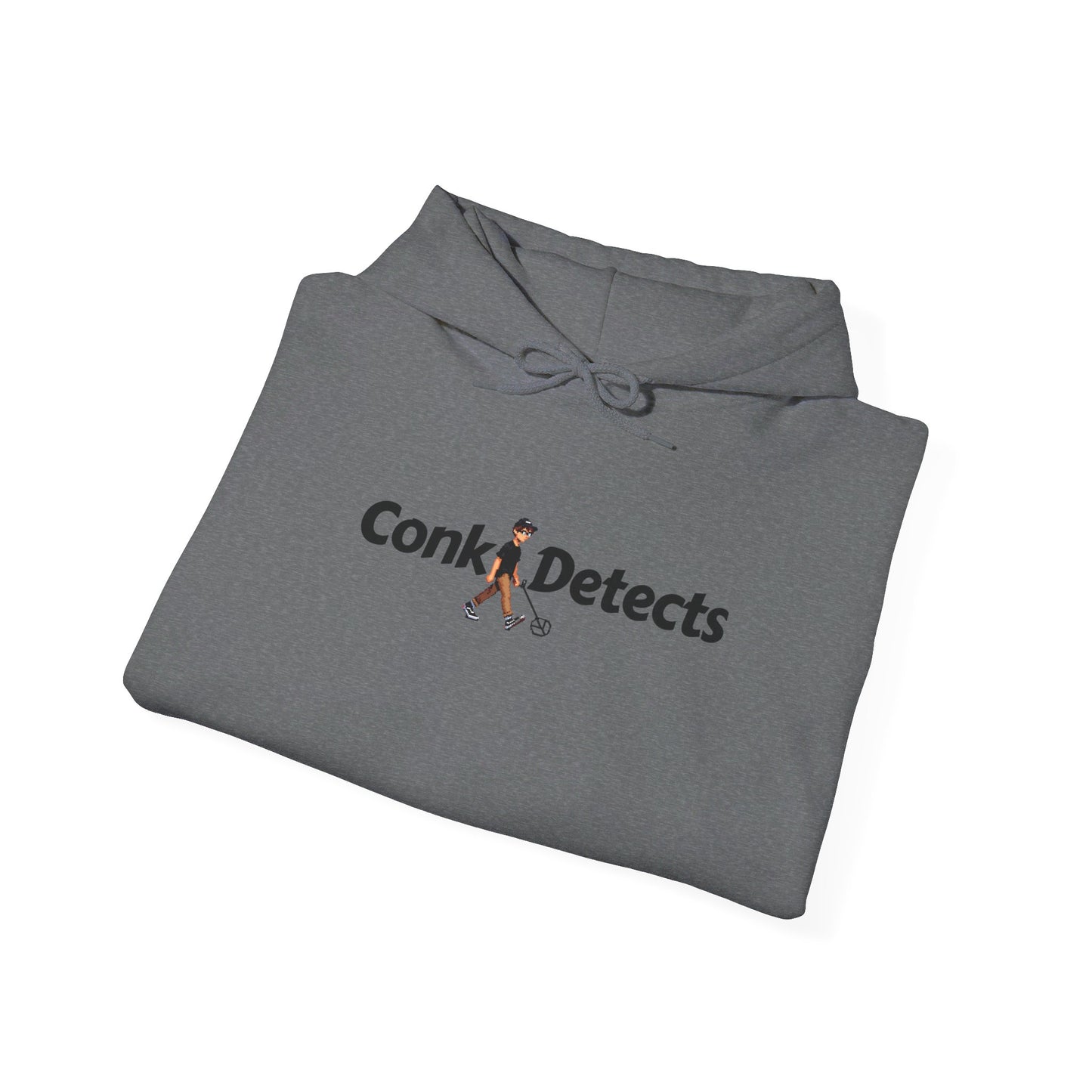ConkDetects Pixel Josh Logo Unisex Heavy Blend™ Hooded Sweatshirt