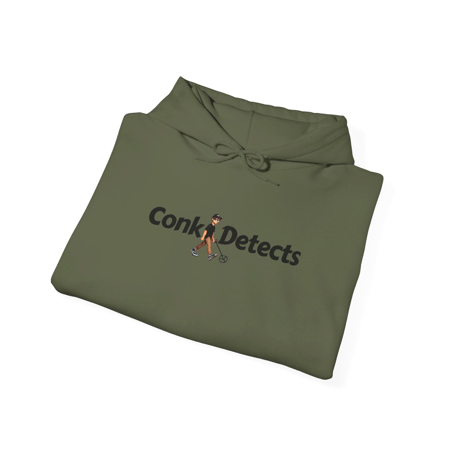 ConkDetects Pixel Josh Logo Unisex Heavy Blend™ Hooded Sweatshirt