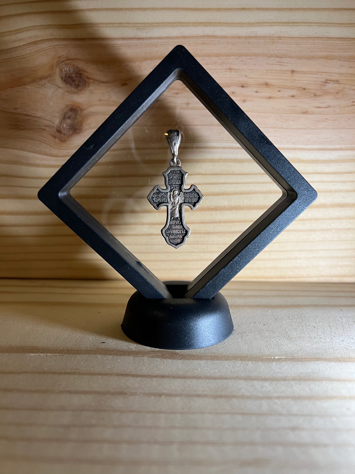 Orthodox Cross Stamped 925 #01