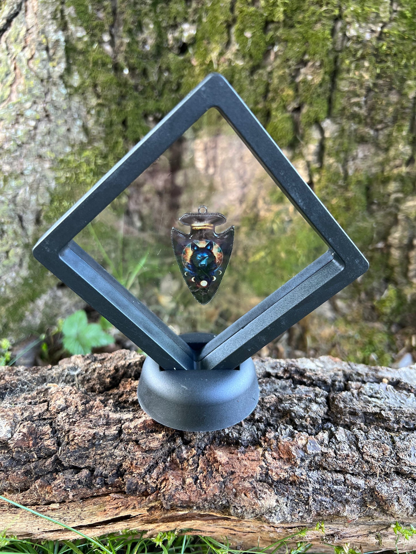 Wolf Arrowhead Pendant #07
