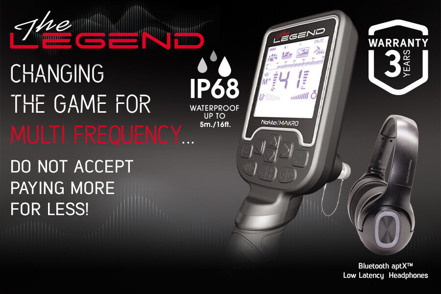 Nokta The Legend With Headphones-FREE ACCUPOINT PINPOINTER