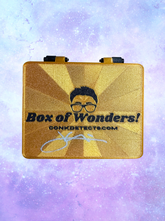 Box of Wonders™- Gold Signature Series Hinged Metal Detecting Finds Box