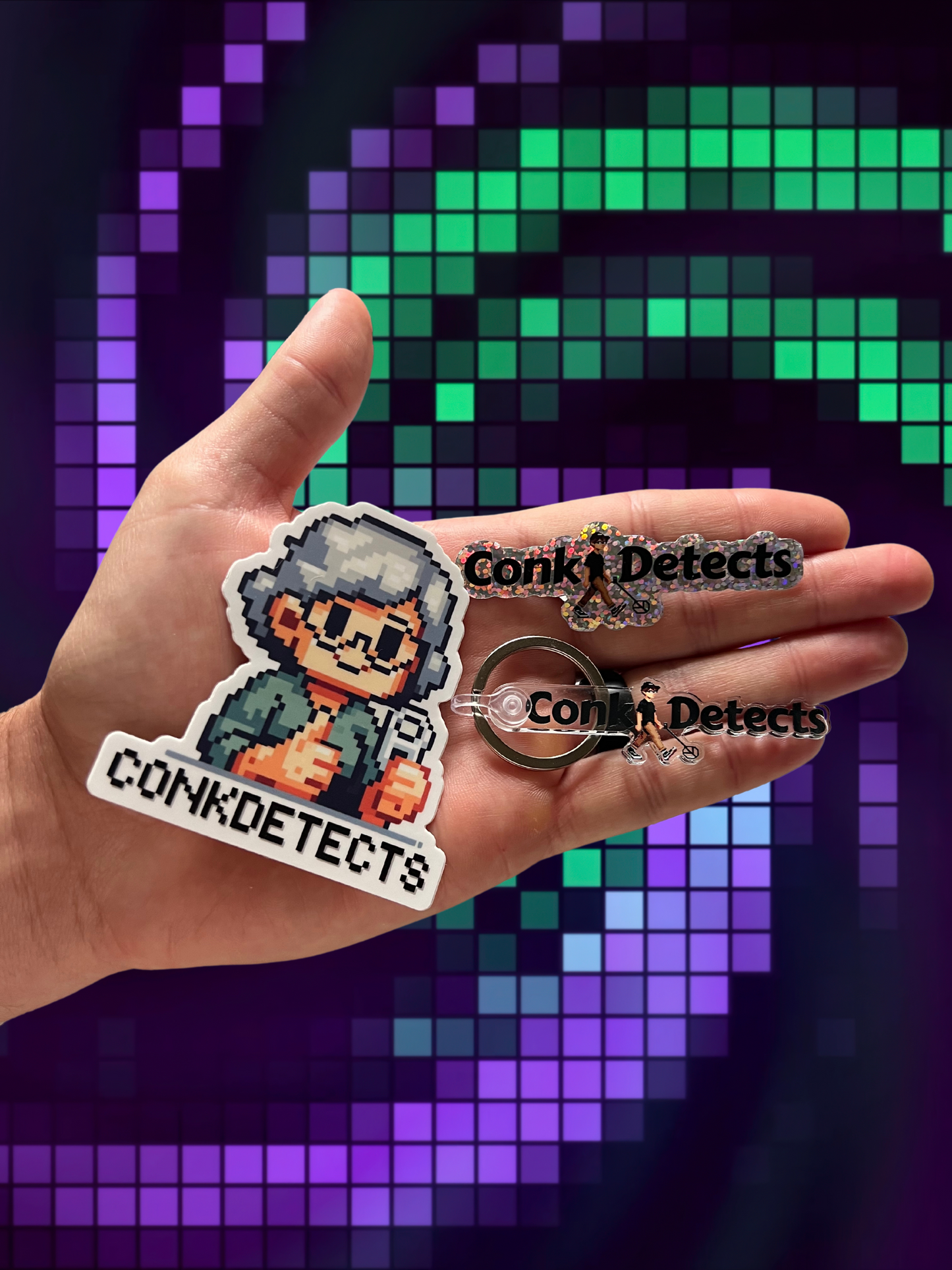 ConkDetects Sticker Keychain Bundle!