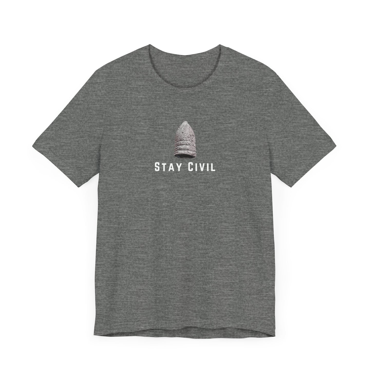 Stay Civil-3 Ringer White Font