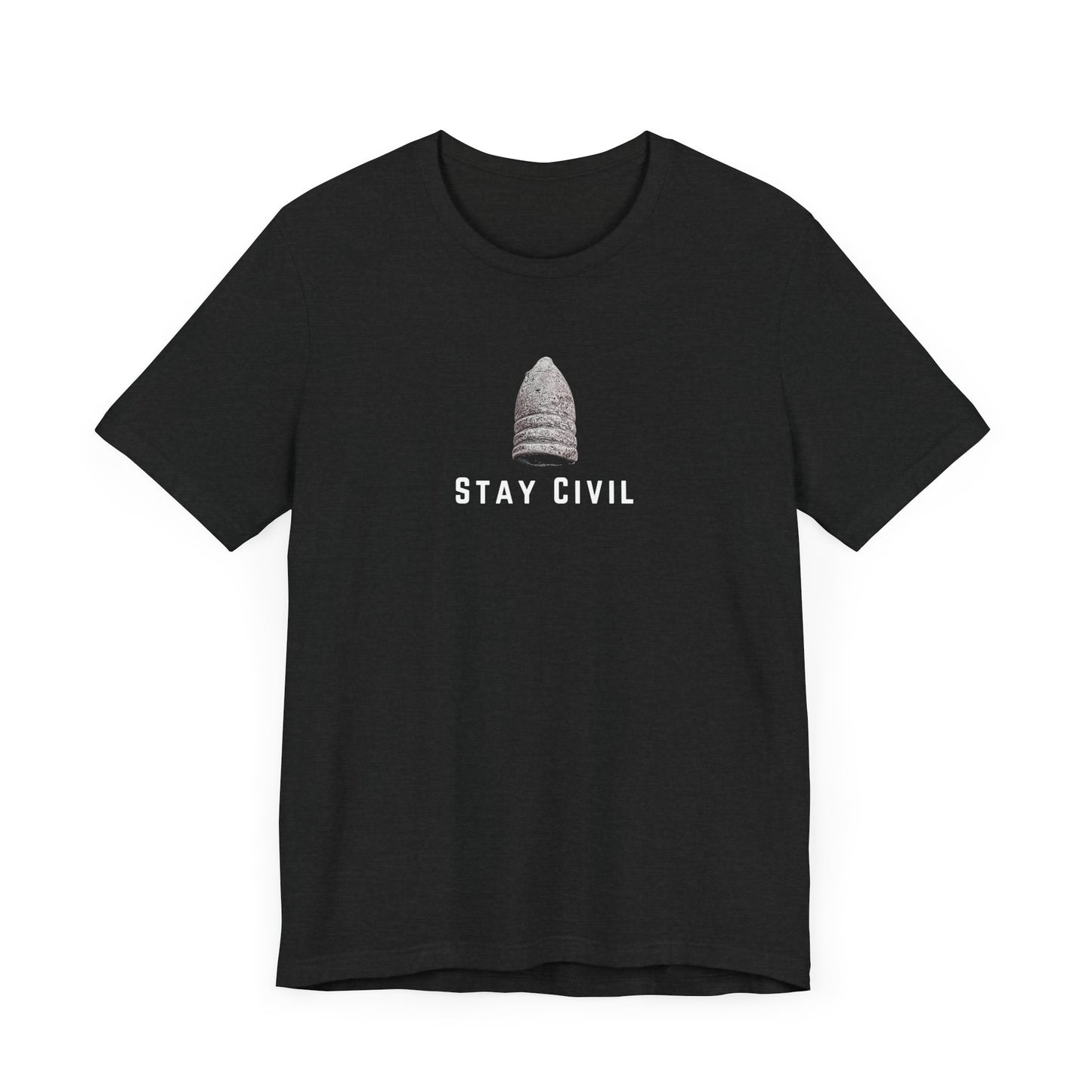 Stay Civil-3 Ringer White Font