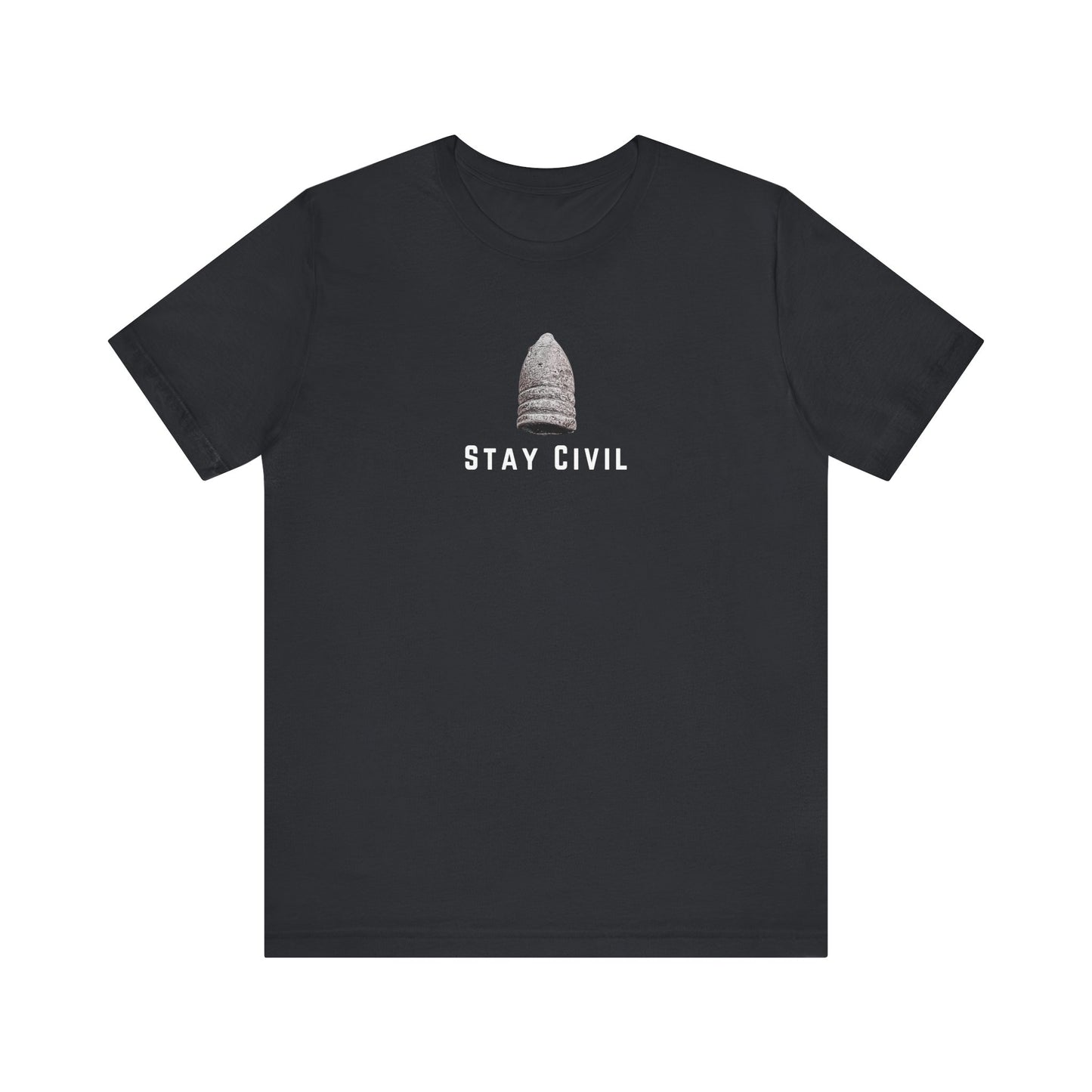 Stay Civil-3 Ringer White Font